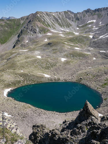 View of one of the Goldsee Lakes (