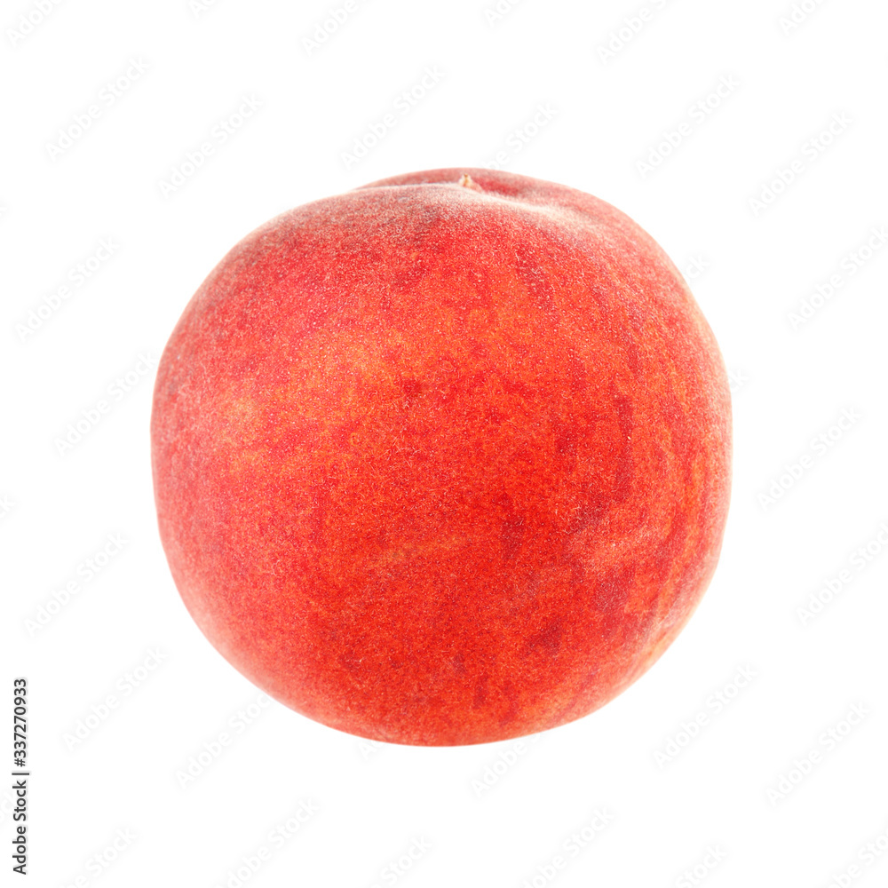 Fresh peach fruit isolated on a white background Fresh peach fruit isolated on a white background