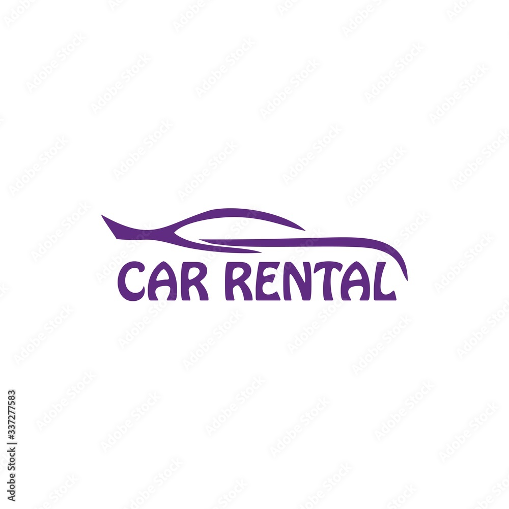 Car Rental Logo Vector and Sport