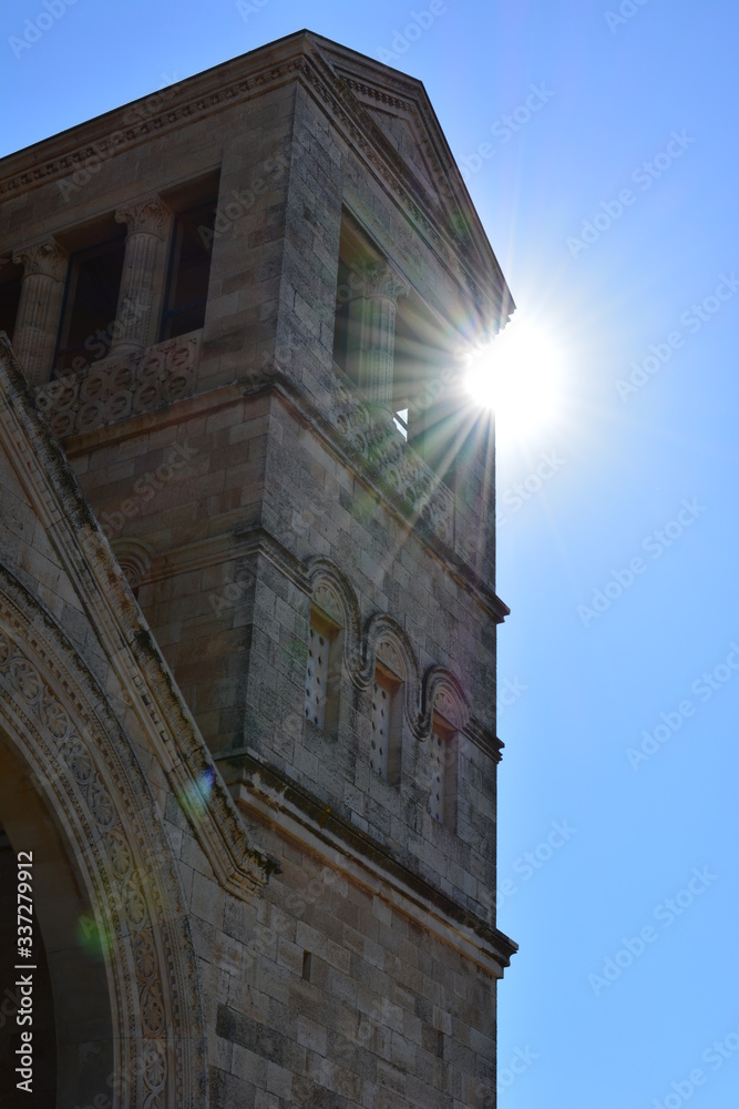 Obraz premium church of transfiguration mt tabor Israel