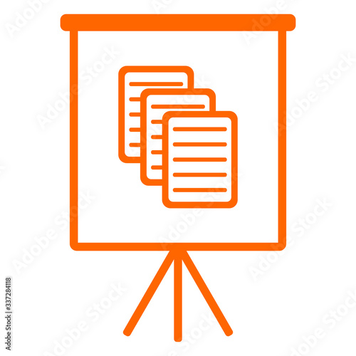 Dokument und Flipchart