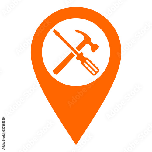 Werkzeuge und Kartenmarkierung