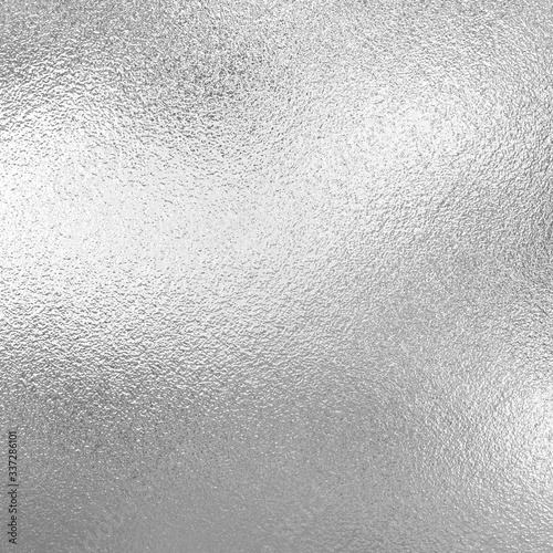 3D Fototapete Silber - Fototapete Silver foil texture shiny background  