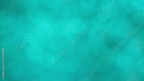 Abstract turquoise defocused holiday background