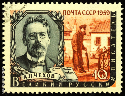 Famous Russian writer Anton Chekhov photo
