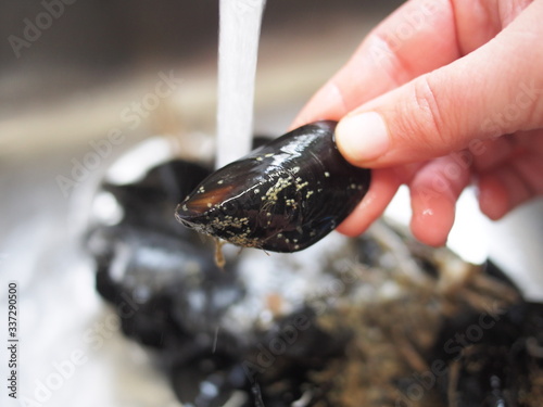 pulire le cozze