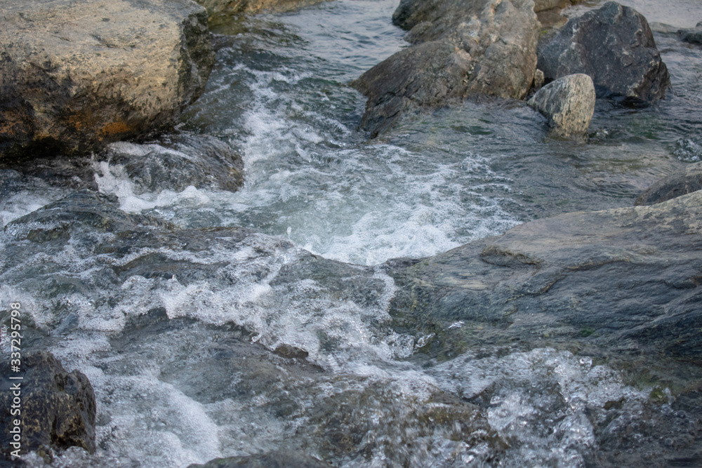 long exposure shot of white water flowing downhill long exposure shot of white water flowing downhill