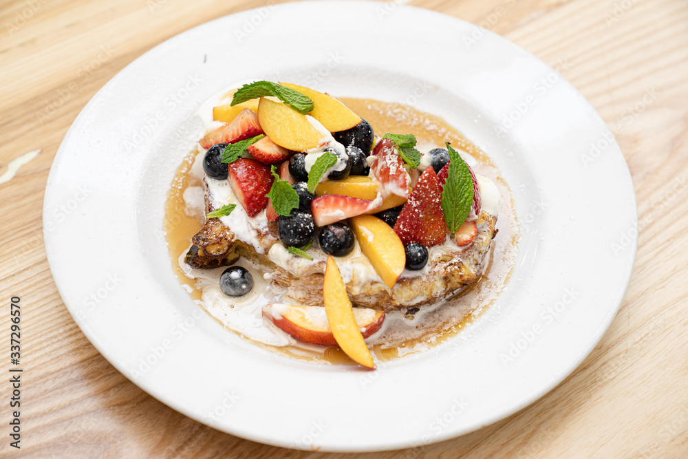 brunch french toast peaches breakfast brunch french toast peaches breakfast