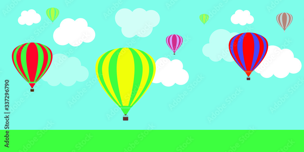 colorful hot air balloons colorful hot air balloons