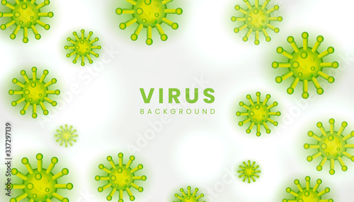 Virus infection style background
