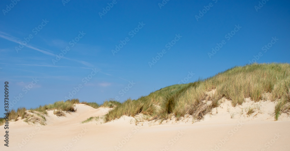 sand dunes and blue sky