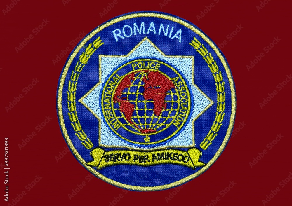 emblem of the International Police Association Romanian section