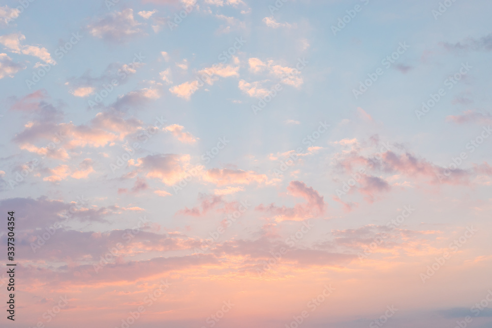 Beauty in nature Vanila Sky sunset background, Cloudy abstract background