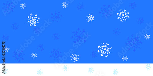 christmas background with snowflakes