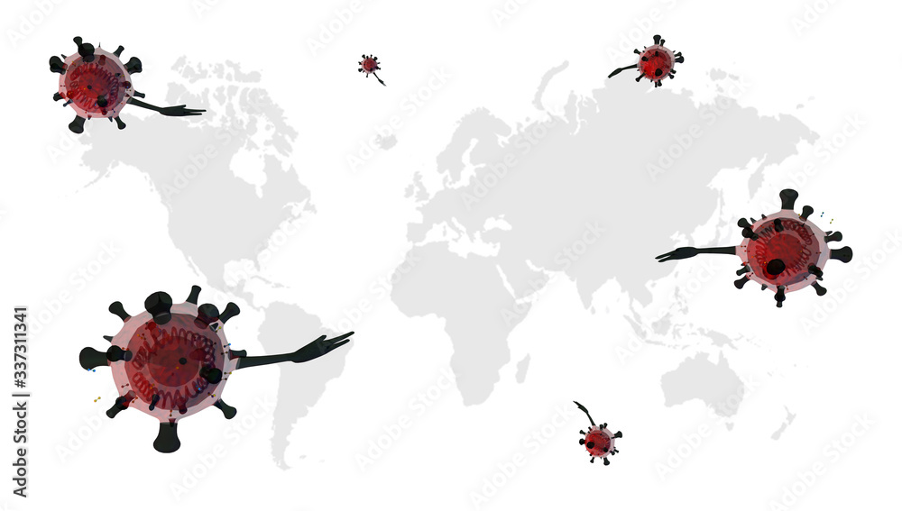 Social Distancing Break chain of Corona Virus 3D Artwork design COVID 19 Graphic post coronavirus background poster image graphics Social Distancing Break chain of Corona Virus 3D Artwork design COVID 19 Graphic post coronavirus background poster image graphics