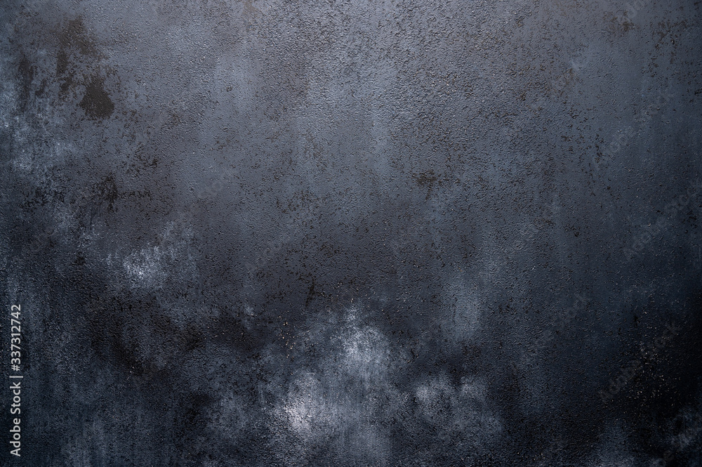 Dark background made of wood with imitation of light chalk stains for design Dark background made of wood with imitation of light chalk stains for design