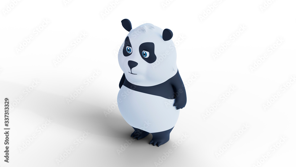 Naklejka premium Panda