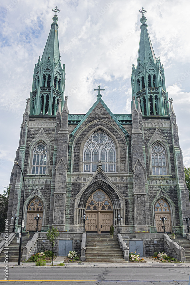 Saint-Edouard Church (1895) - Roman Catholic church in Montreal, Quebec, Canada. Saint-Edouard Church dedicated to Edward the Confessor - King of England from 1047 until 1066.