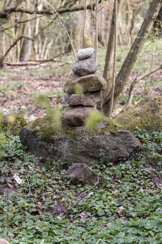 Wildlife Sanctuary Hahnheide - stones Wildlife Sanctuary Hahnheide - stones