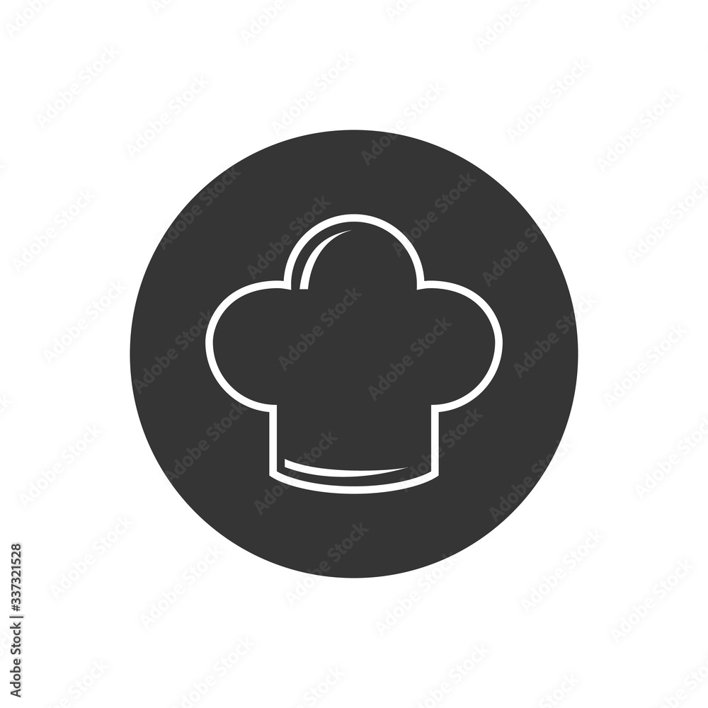 Chef hat line icon, outline and solid vector sign, linear pictogram isolated on white, logo Chef hat line icon, outline and solid vector sign, linear pictogram isolated on white, logo