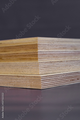 plywood boards on the furniture industry