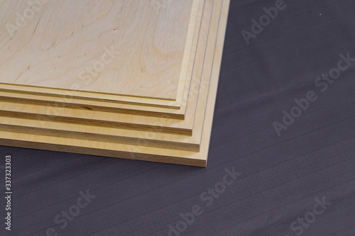plywood boards on the furniture industry