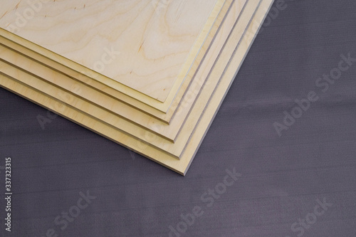 plywood boards on the furniture industry