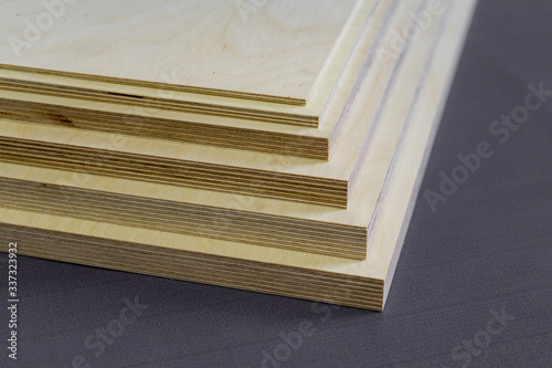plywood boards on the furniture industry