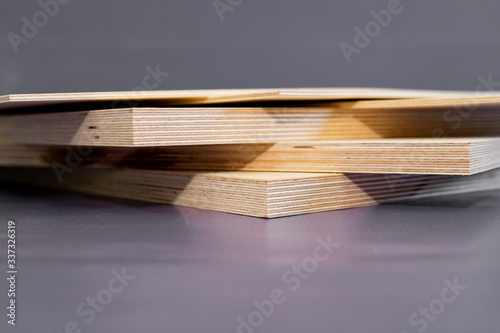 plywood boards on the furniture industry