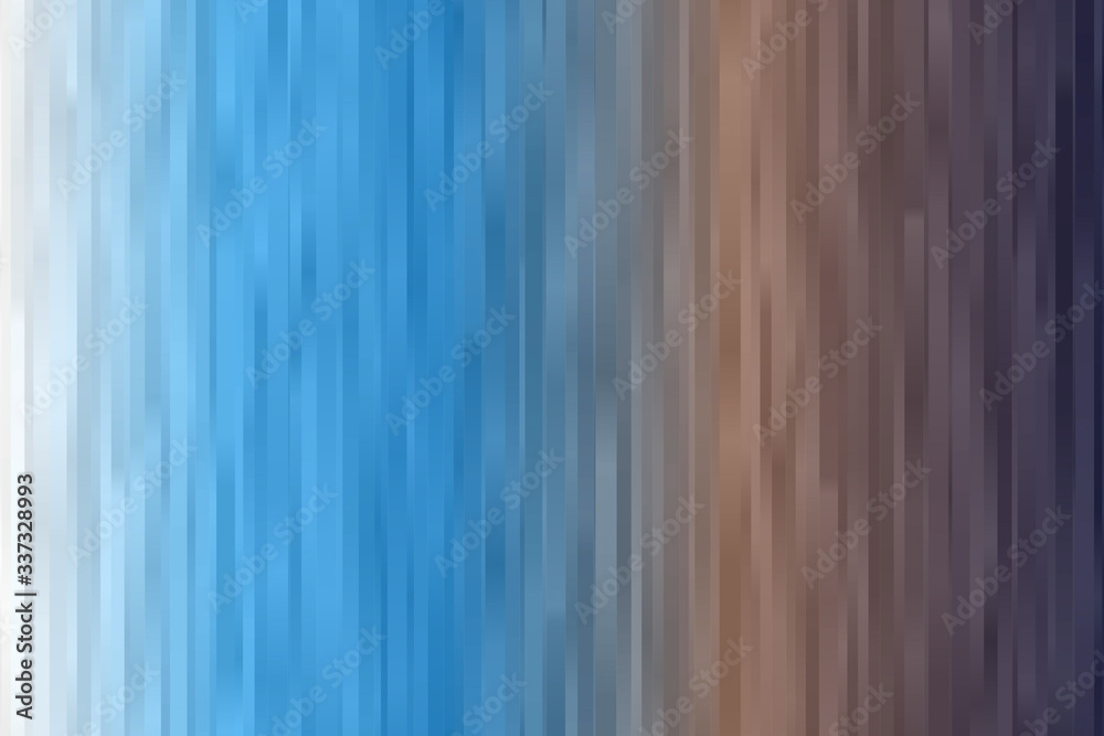 Obraz premium Blue and brown lines and stripes vector background.