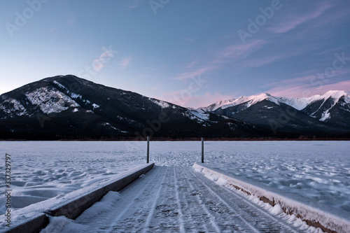 Sunrise at Vermillion Lakes, Banff, Calgary, Canada