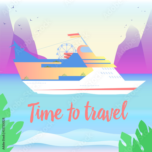 large luxurious passenger ship vacation leisure travel