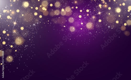 Beautiful sparks shine with special light. Vector sparkles on a transparent background. Christmas abstract pattern. A beautiful illustration for the postcard. The background for the image. Luminaries.