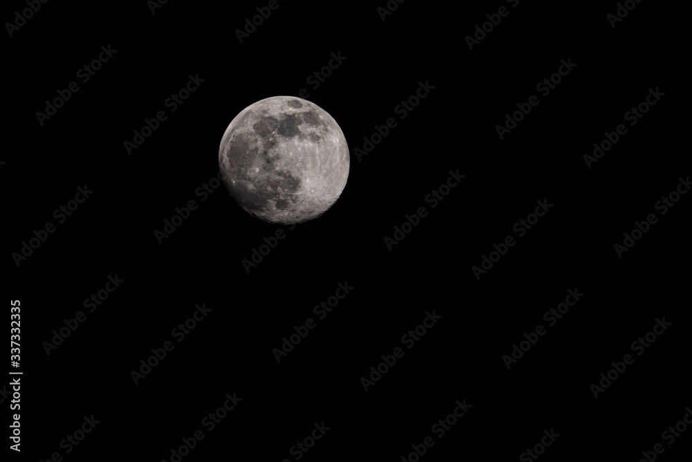Supermoon, Super moon with copy space Supermoon, Super moon with copy space