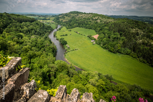 The Wye Valley from Symonds Yat Rock, Herefordshire, UK
