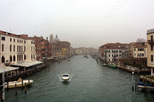 Canal In City Against Clear Sky © sergio monti/EyeEm