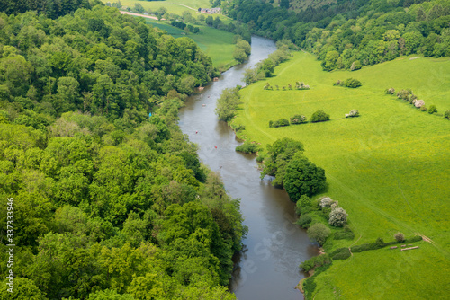 The Wye Valley from Symonds Yat Rock, Herefordshire, UK