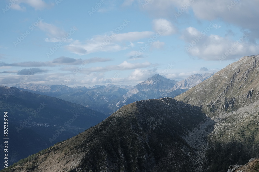 Obraz premium Trekking and hiking in val di susa