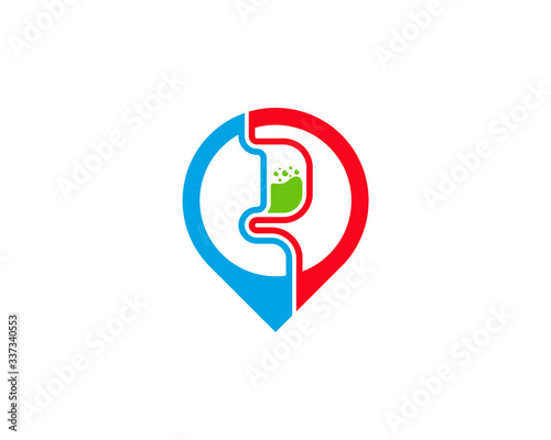 Stomach Point logo vector template, Creative stomach logo design concepts