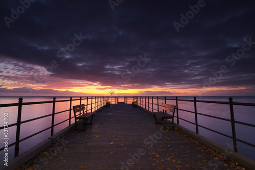 Sunrise at the sea