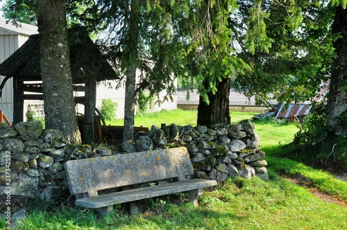 Banc à la campagne