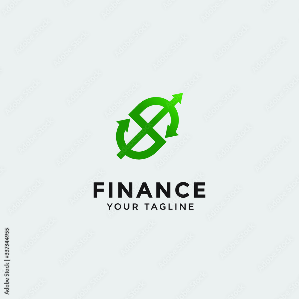 Financial Advisors Market Charts Logo design abstract vector template. Financial Advisors Market Charts Logo design abstract vector template.