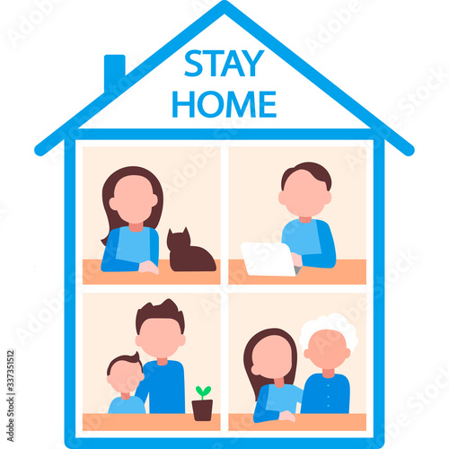Stay home to fight the coronavirus (сovid19). Self-isolation helps prevent infection. Different people observe quarantine and do different things at home.