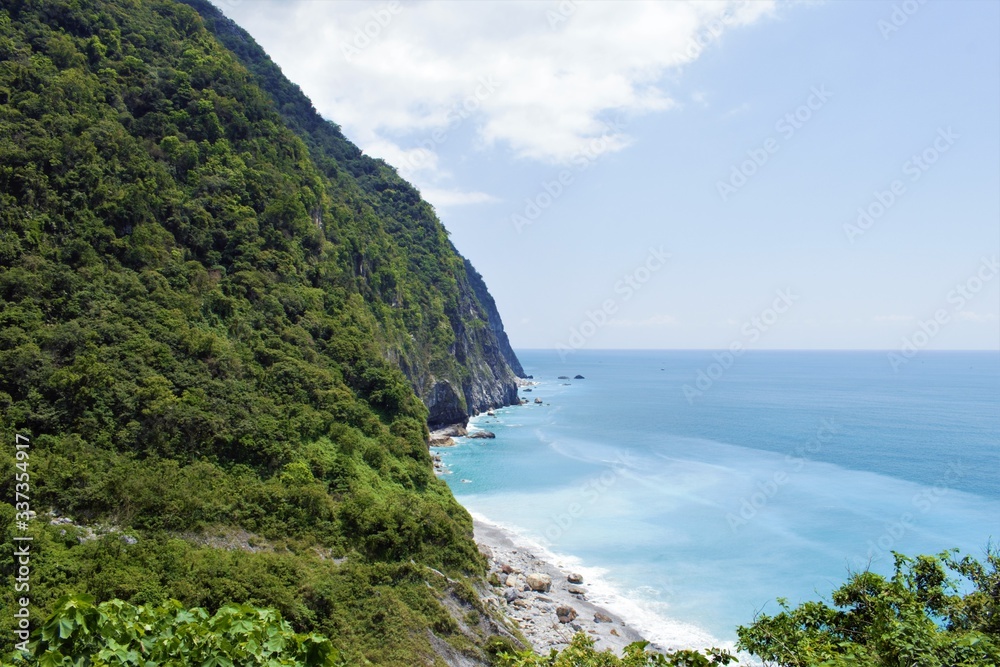 Qingshui Cliff on the eastern coast of Taiwan