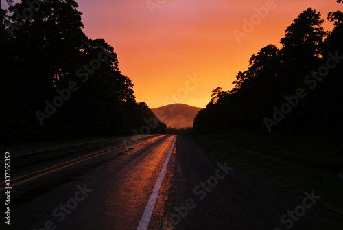Roadtrip sunset