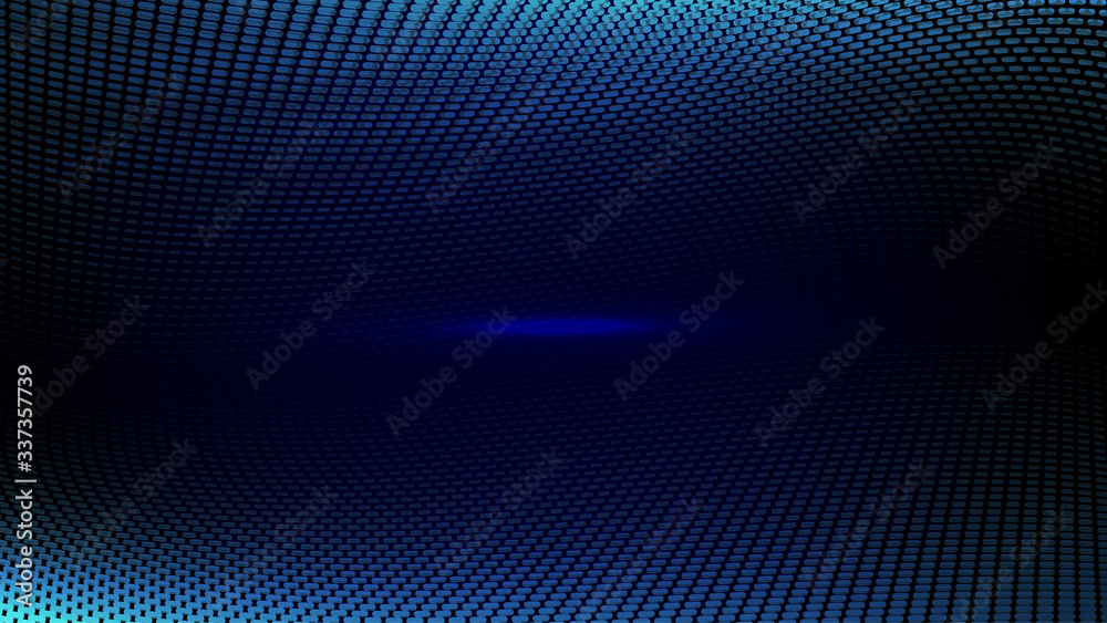 Blue  particles floor background