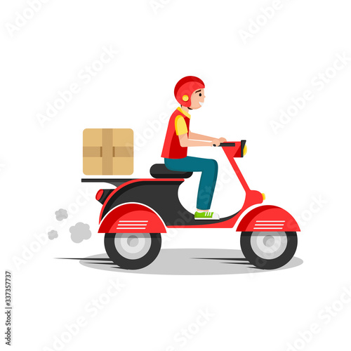 Online delivery service , online order tracking, delivery home and office. Scooter delivery. Shipping.