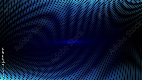 Blue particles floor background