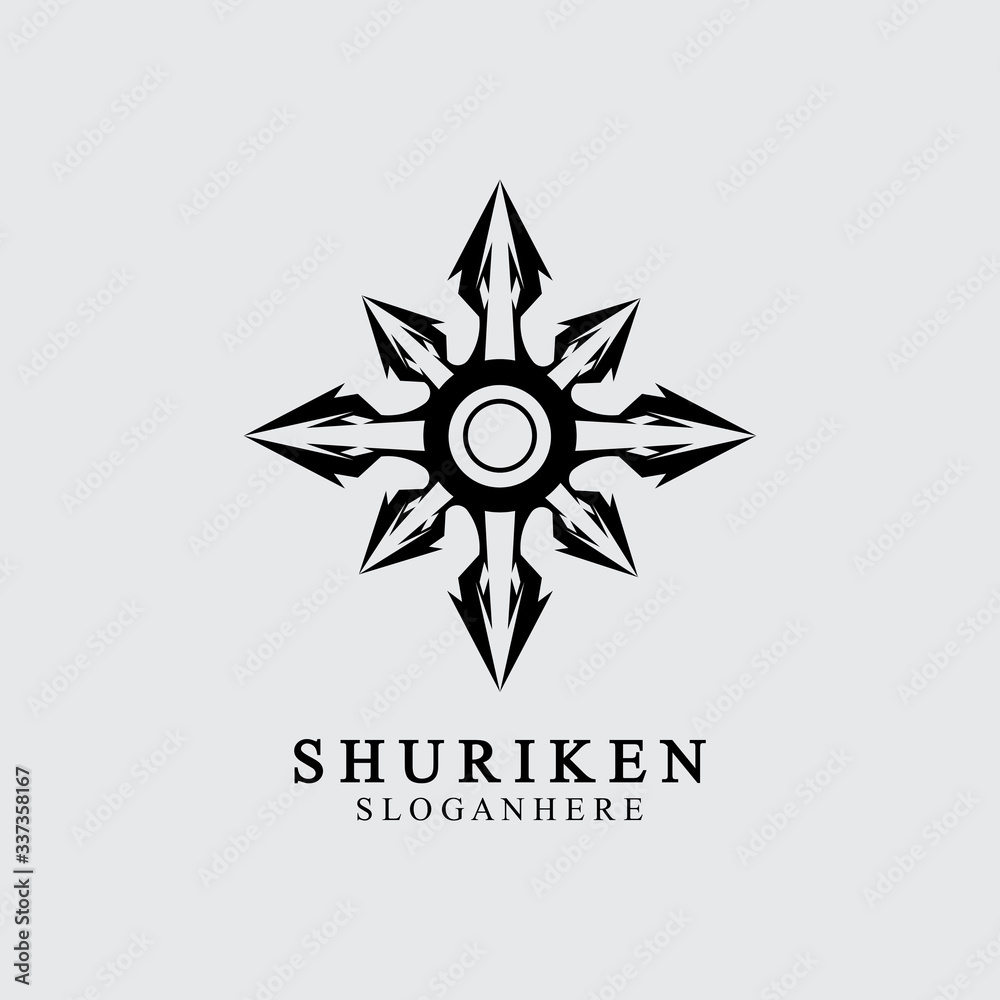 ninja shuriken black solid icon modern design, isolated on white background. flat style for graphic design template. suitable for logo, web, UI, mobile app. vector illustration ninja shuriken black solid icon modern design, isolated on white background. flat style for graphic design template. suitable for logo, web, UI, mobile app. vector illustration