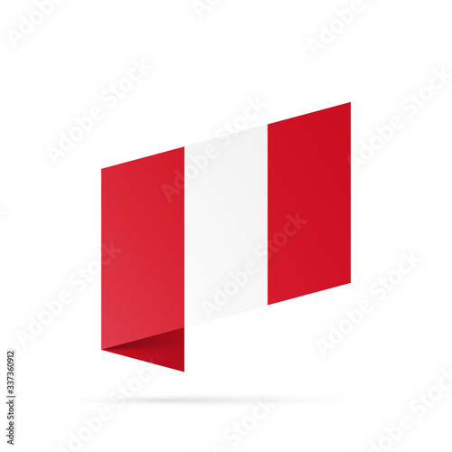 Peru flag state symbol isolated on background national banner. Greeting card National Independence Day of the Republic of Peru. Illustration banner with realistic state flag. Free Download Peru flag state symbol isolated on background national banner. Greeting card National Independence Day of the Republic of Peru. Illustration banner with realistic state flag. - GFXLoad